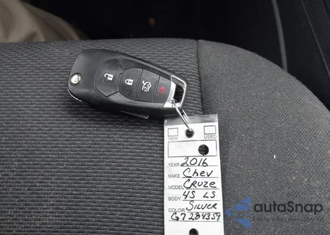 2016 Chevrolet Cruze Lt Auto из США, поврежденный, VIN 1G1BE5SM4G7311206